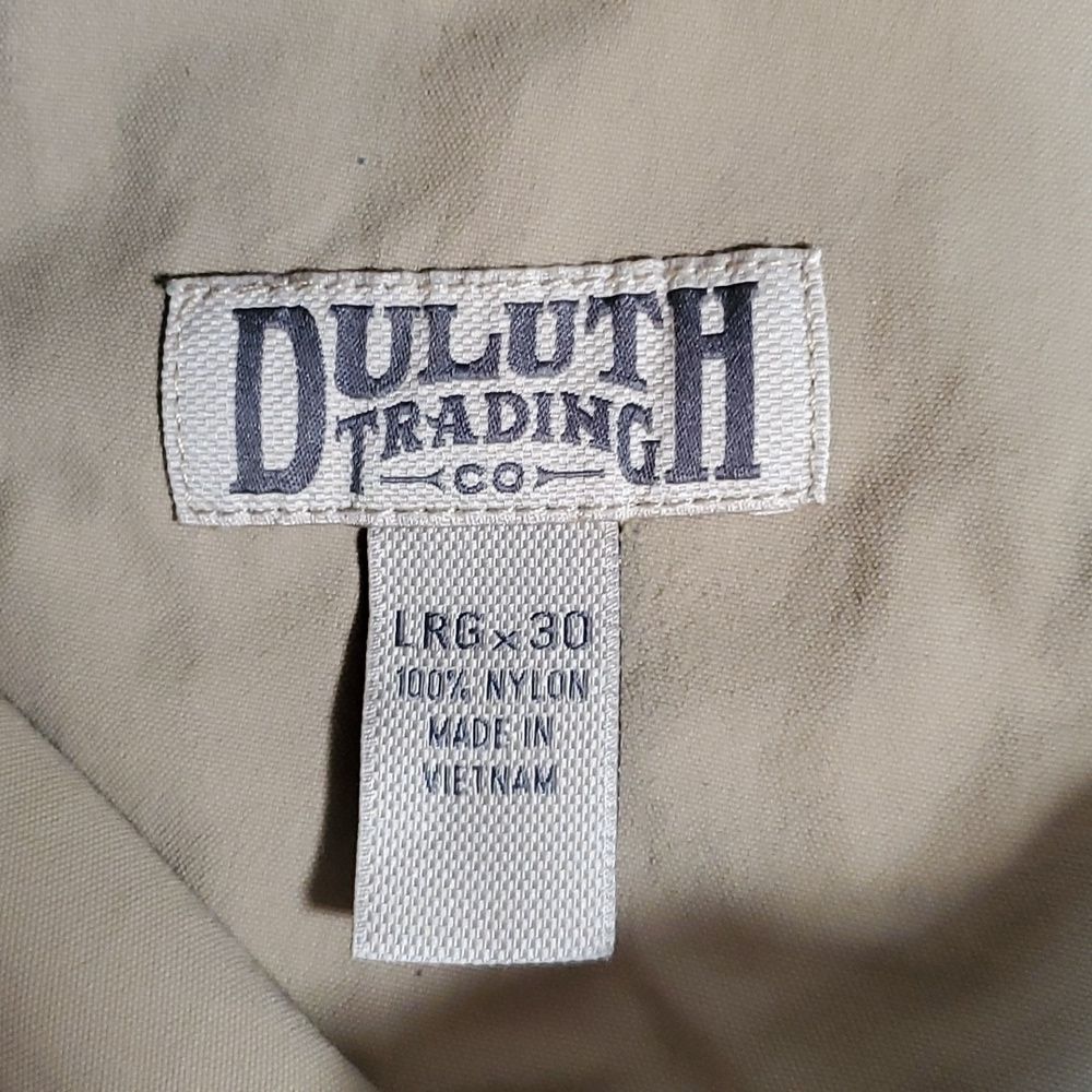 Duluth Trading Co Men's Dry on the Fly Pants Large x‎ 30 Tan 71712 Khakis - Picture 10 of 11